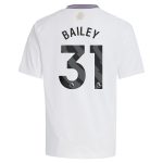 Aston Villa aston villa adidas away shirt 2024-25 – kids with bailey 31 printing Collection | AVFC Jerseys & Fan Gear