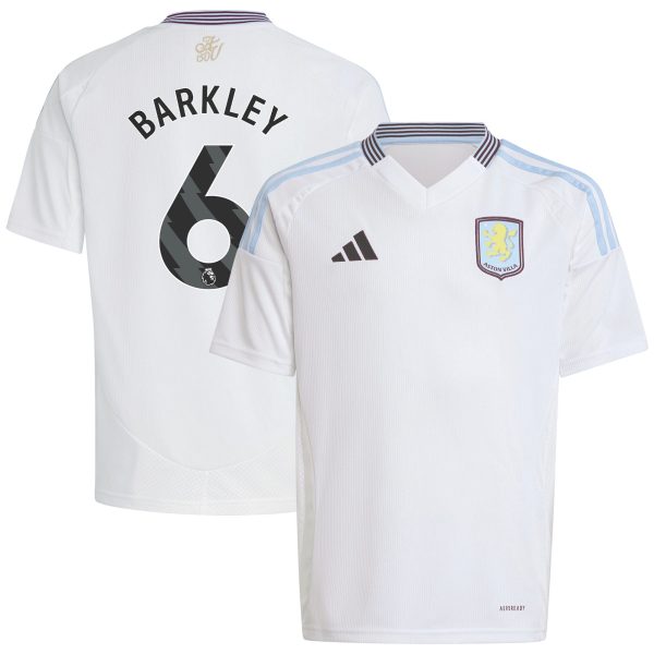 Aston Villa aston villa adidas away shirt 2024-25 – kids with barkley 6 printing Collection | AVFC Jerseys & Fan Gear