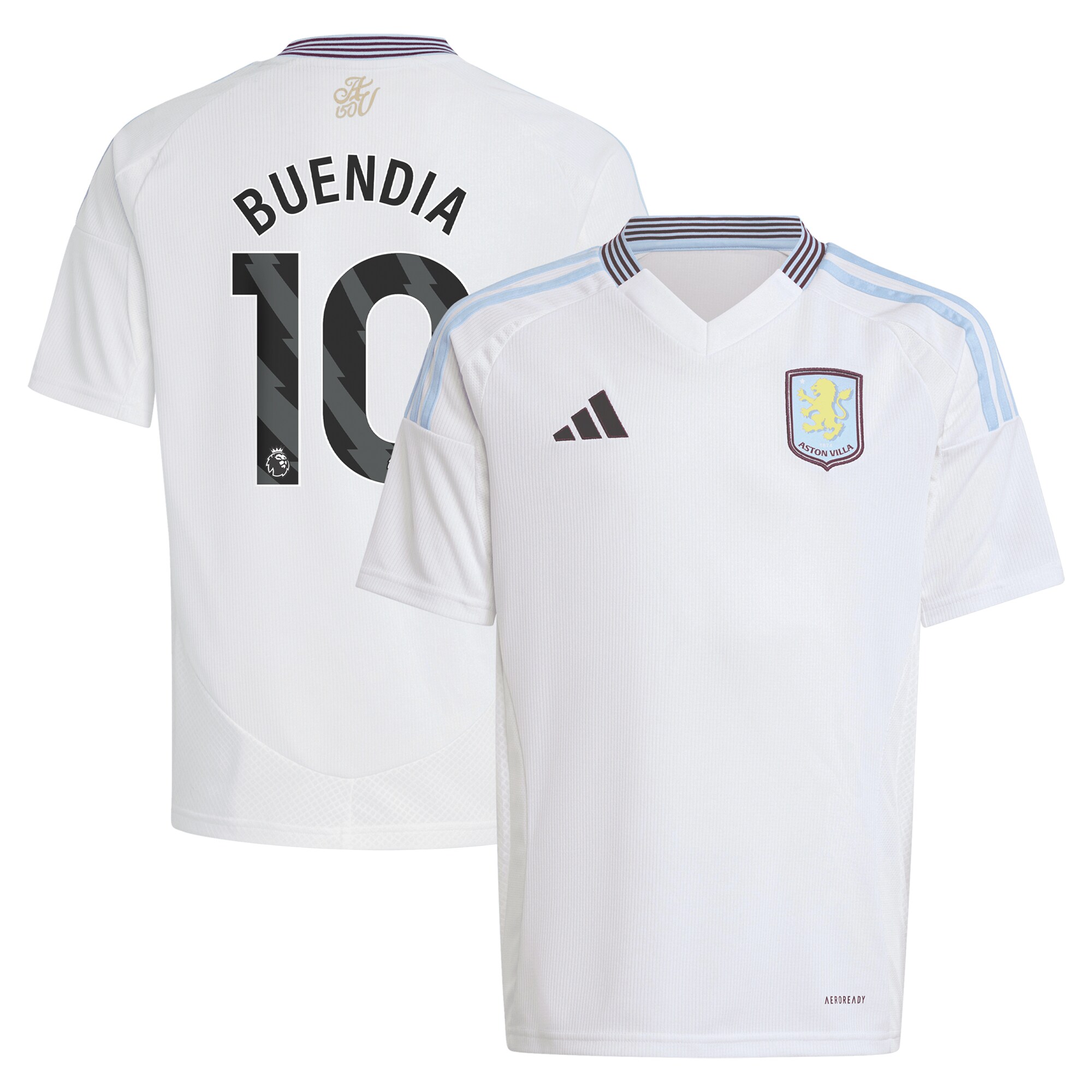 Aston Villa aston villa adidas away shirt 2024-25 – kids with buendia 10 printing Collection | AVFC Jerseys & Fan Gear