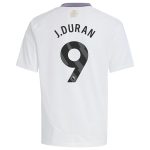 Aston Villa aston villa adidas away shirt 2024-25 – kids with j.duran 9 printing Collection | AVFC Jerseys & Fan Gear