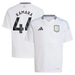 Aston Villa aston villa adidas away shirt 2024-25 – kids with kamara 44 printing Collection | AVFC Jerseys & Fan Gear
