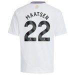 Aston Villa aston villa adidas away shirt 2024-25 – kids with maatsen 22 printing Collection | AVFC Jerseys & Fan Gear