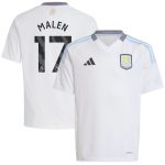 Aston Villa aston villa adidas away shirt 2024-25 – kids with malen 17 printing Collection | AVFC Jerseys & Fan Gear