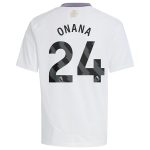 Aston Villa aston villa adidas away shirt 2024-25 – kids with onana 24 printing Collection | AVFC Jerseys & Fan Gear