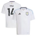 Aston Villa aston villa adidas away shirt 2024-25 – kids with pau 14 printing Collection | AVFC Jerseys & Fan Gear