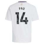 Aston Villa aston villa adidas away shirt 2024-25 – kids with pau 14 printing Collection | AVFC Jerseys & Fan Gear