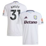 Aston Villa aston villa adidas away shirt 2024-25 with bailey 31 printing Collection | AVFC Jerseys & Fan Gear