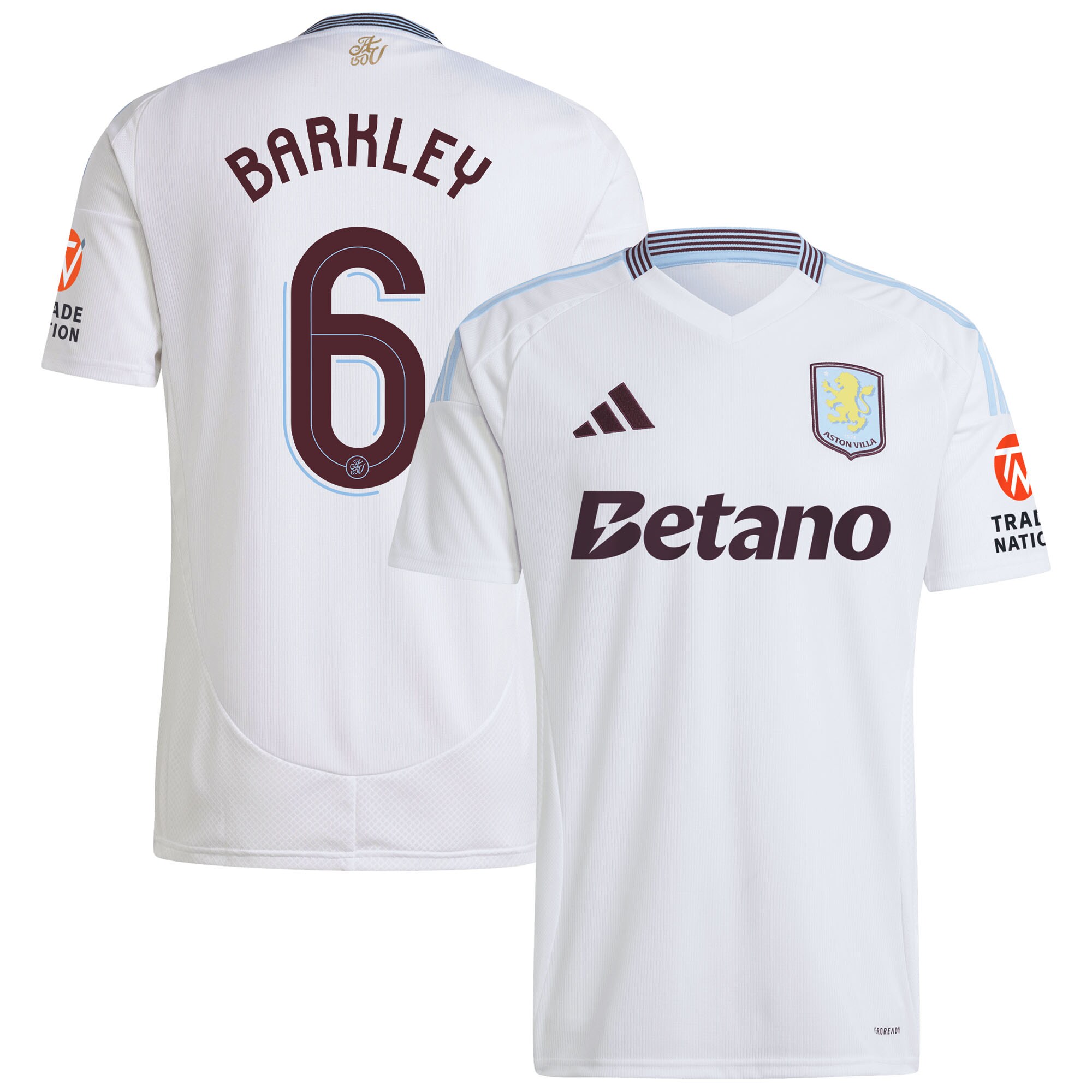 Aston Villa aston villa adidas away shirt 2024-25 with barkley 6 cup printing Collection | AVFC Jerseys & Fan Gear