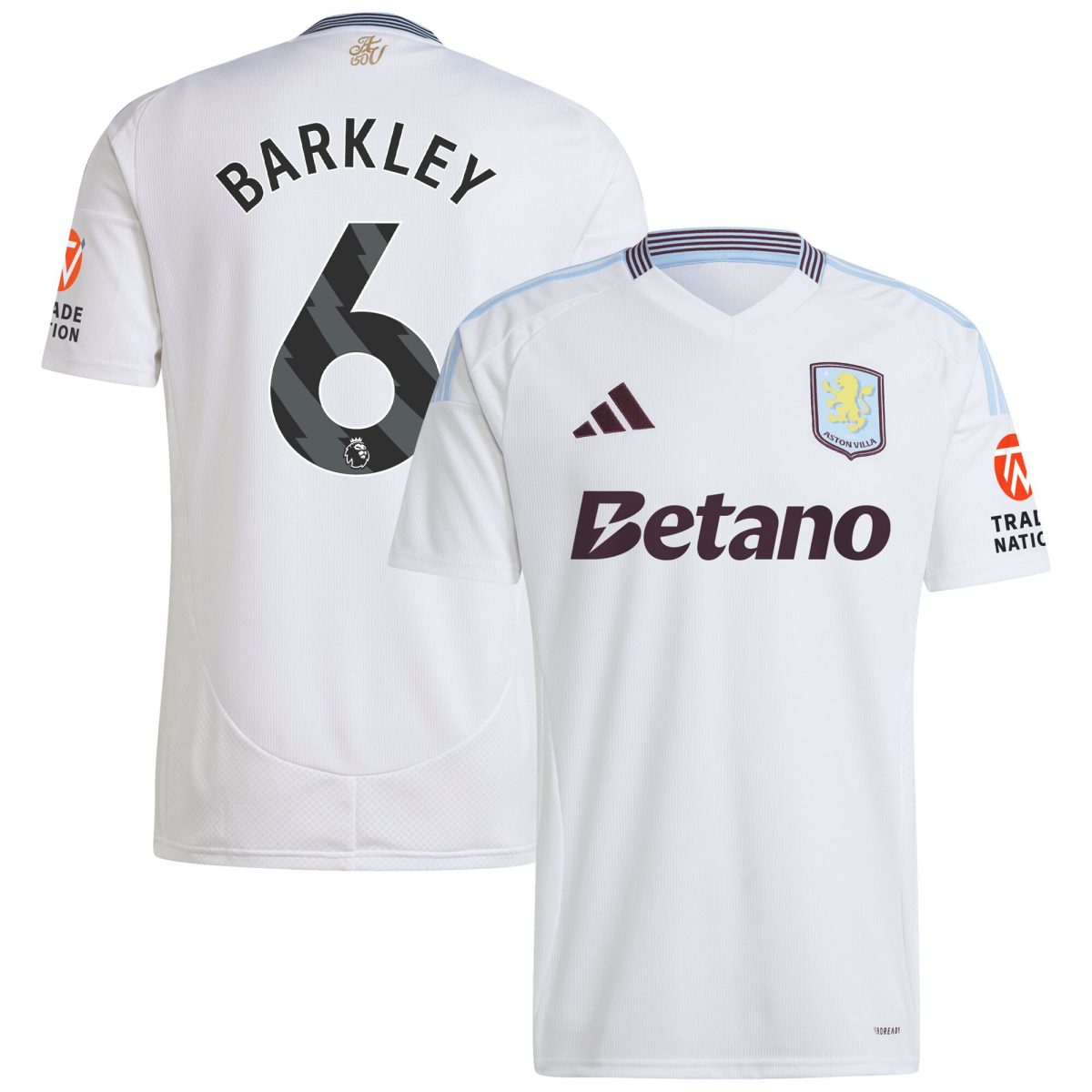 Aston Villa aston villa adidas away shirt 2024-25 with barkley 6 printing Collection | AVFC Jerseys & Fan Gear