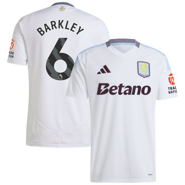 Aston Villa aston villa adidas away shirt 2024-25 with barkley 6 printing Collection | AVFC Jerseys & Fan Gear