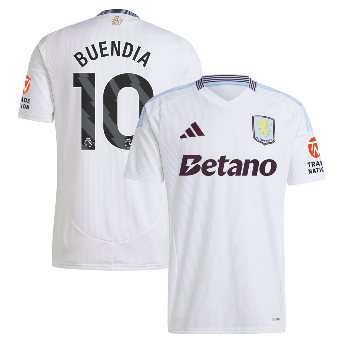 Aston Villa aston villa adidas away shirt 2024-25 with buendia 10 printing Collection | AVFC Jerseys & Fan Gear