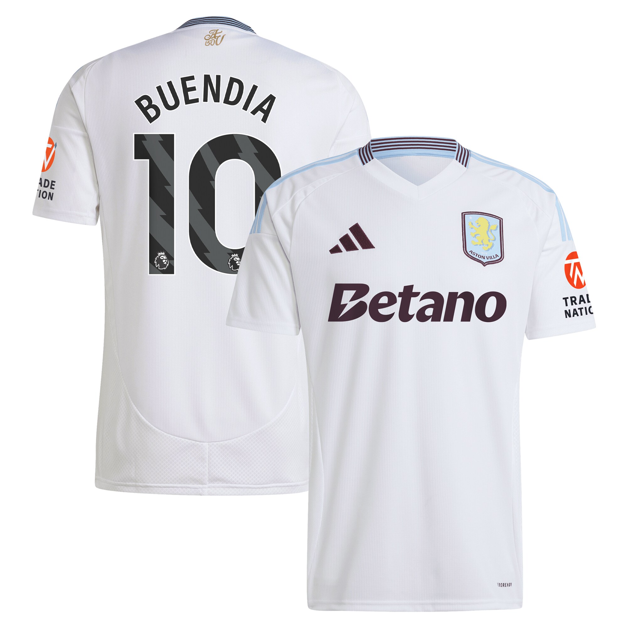 Aston Villa aston villa adidas away shirt 2024-25 with buendia 10 printing Collection | AVFC Jerseys & Fan Gear