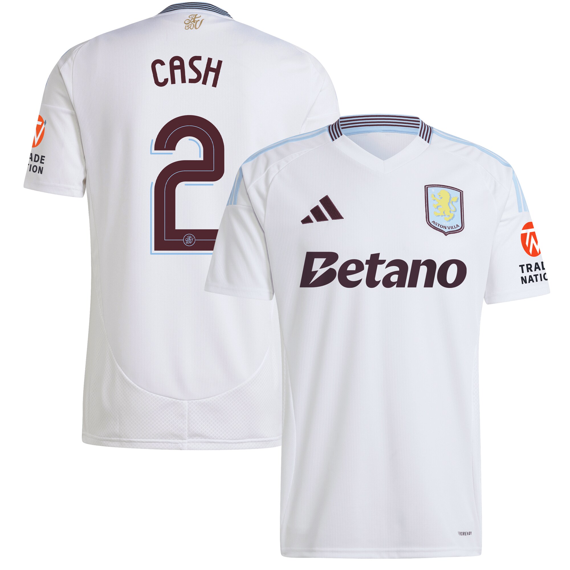 Aston Villa aston villa adidas away shirt 2024-25 with cash 2 cup printing Collection | AVFC Jerseys & Fan Gear