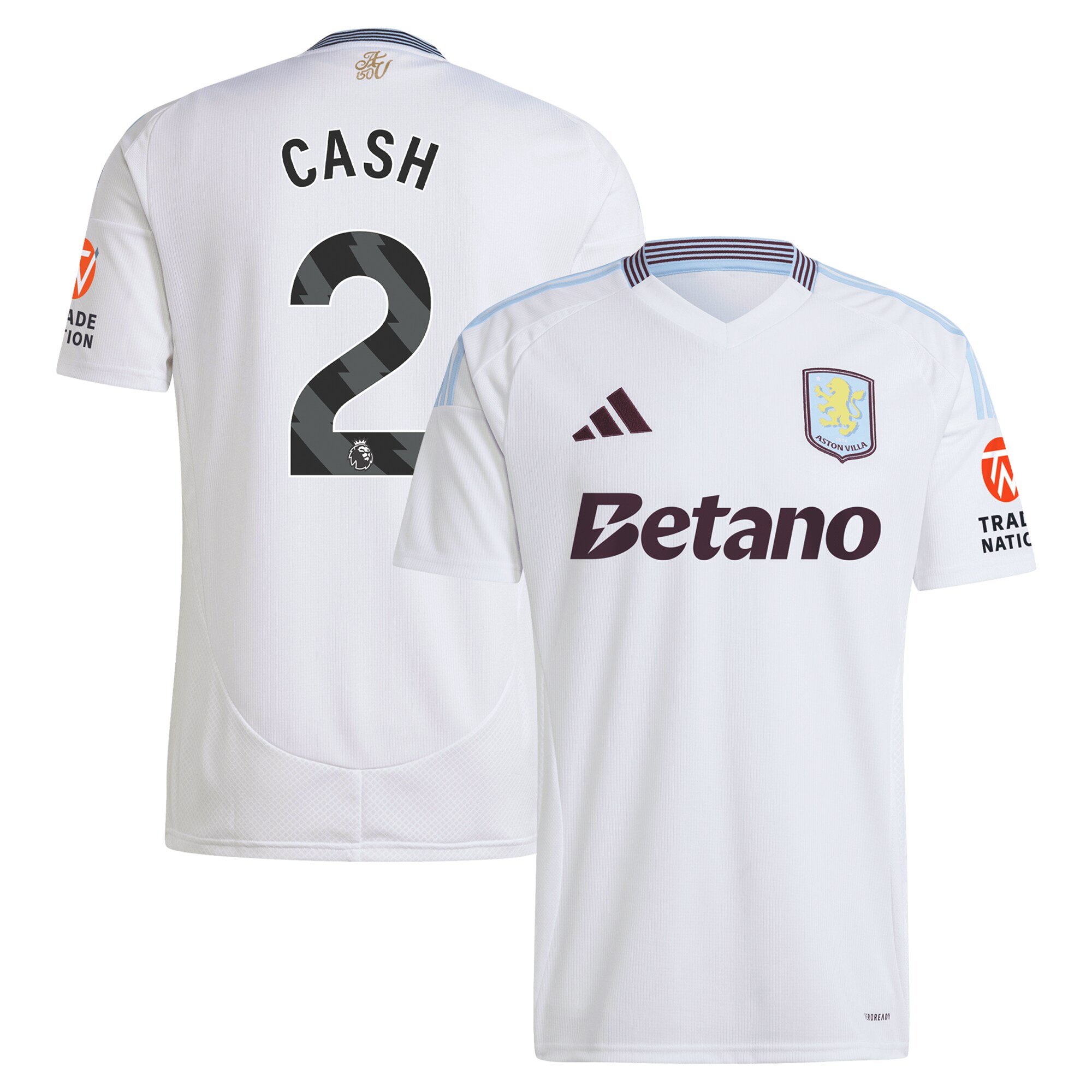 Aston Villa aston villa adidas away shirt 2024-25 with cash 2 printing Collection | AVFC Jerseys & Fan Gear