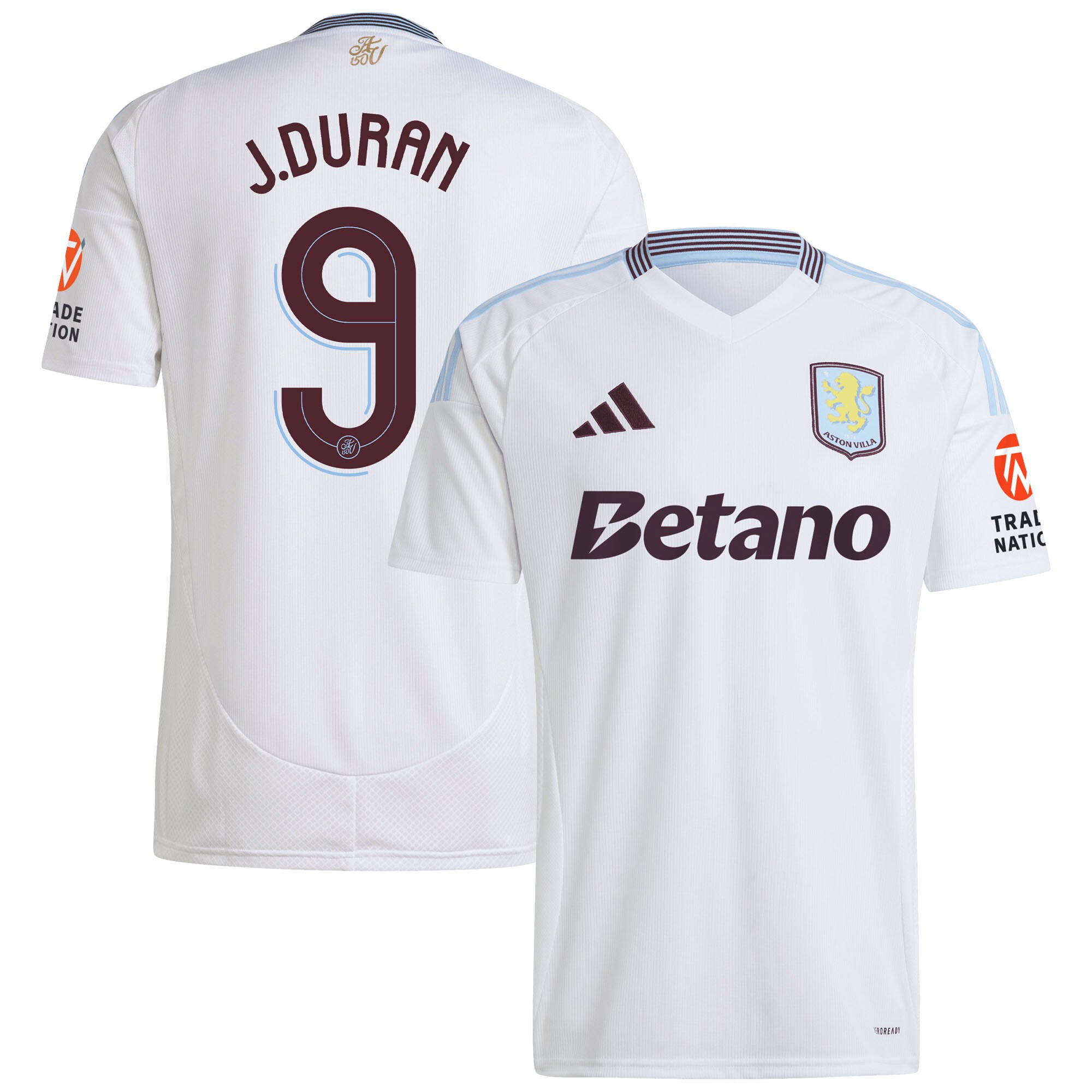 Aston Villa aston villa adidas away shirt 2024-25 with duran 9 cup printing Collection | AVFC Jerseys & Fan Gear