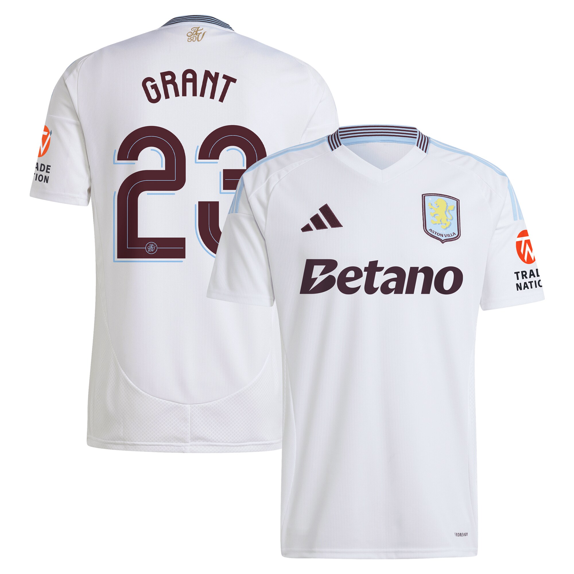 Aston Villa aston villa adidas away shirt 2024-25 with grant 23 cup printing Collection | AVFC Jerseys & Fan Gear