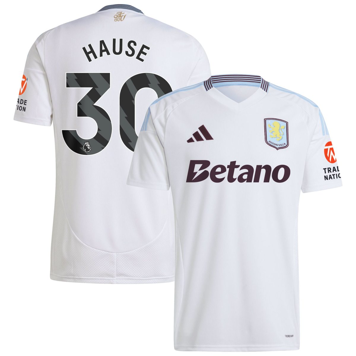 Aston Villa aston villa adidas away shirt 2024-25 with hause 30 printing Collection | AVFC Jerseys & Fan Gear