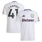 Aston Villa aston villa adidas away shirt 2024-25 with j. ramsey 41 printing Collection | AVFC Jerseys & Fan Gear