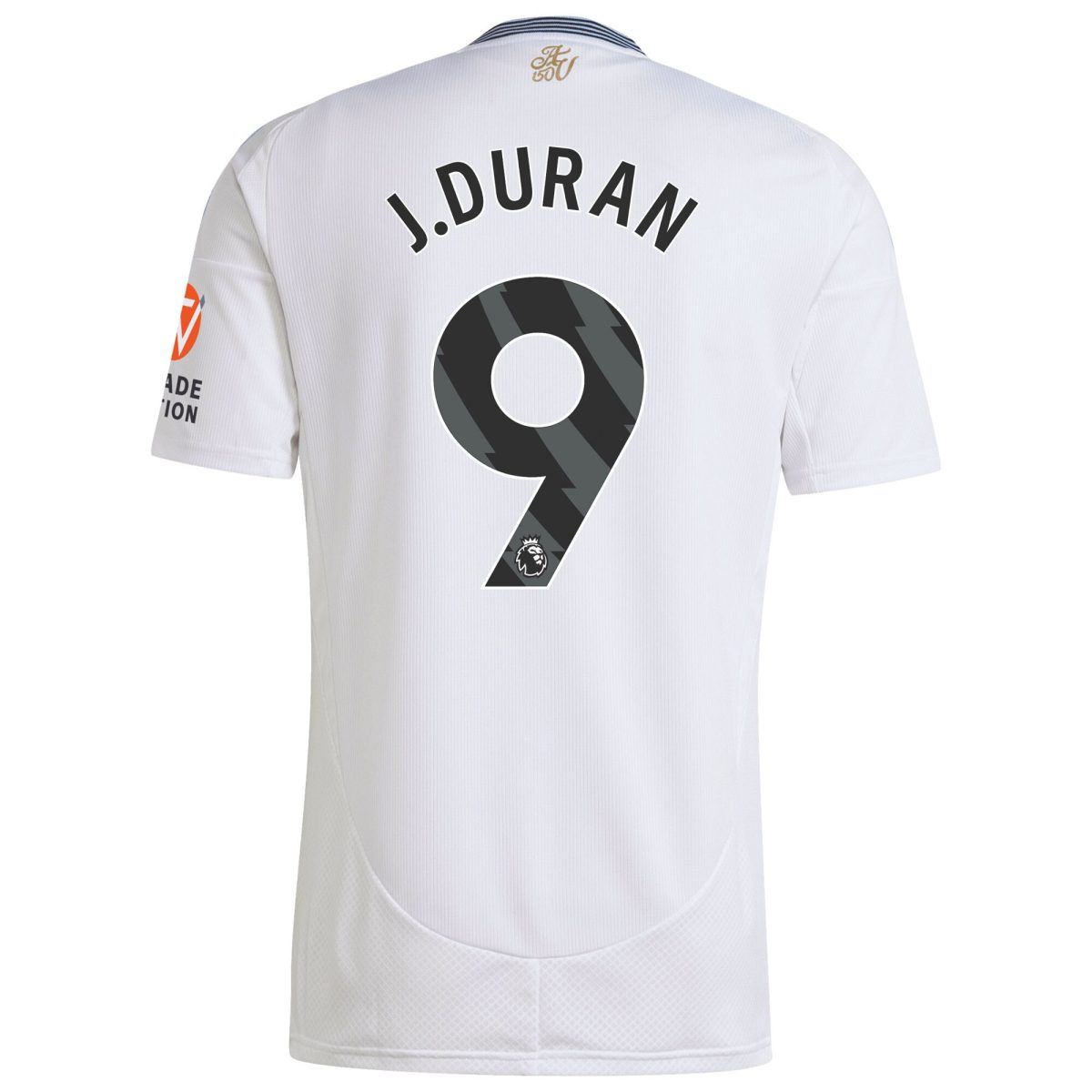 Aston Villa aston villa adidas away shirt 2024-25 with j.duran 9 printing Collection | AVFC Jerseys & Fan Gear
