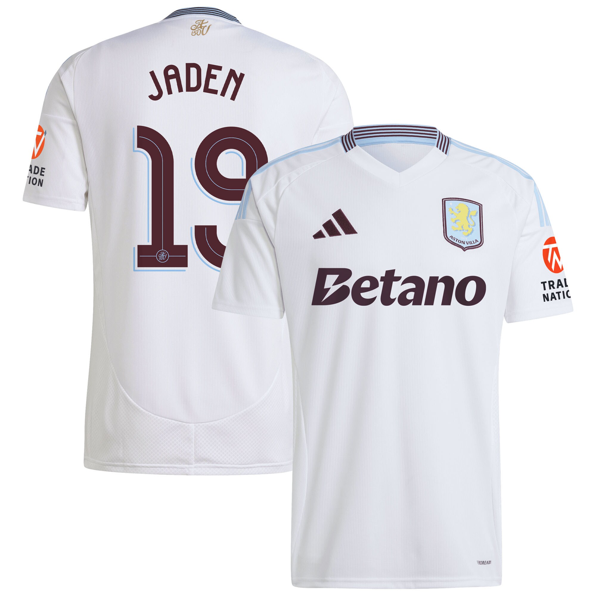 Aston Villa aston villa adidas away shirt 2024-25 with jaden 19 cup printing Collection | AVFC Jerseys & Fan Gear