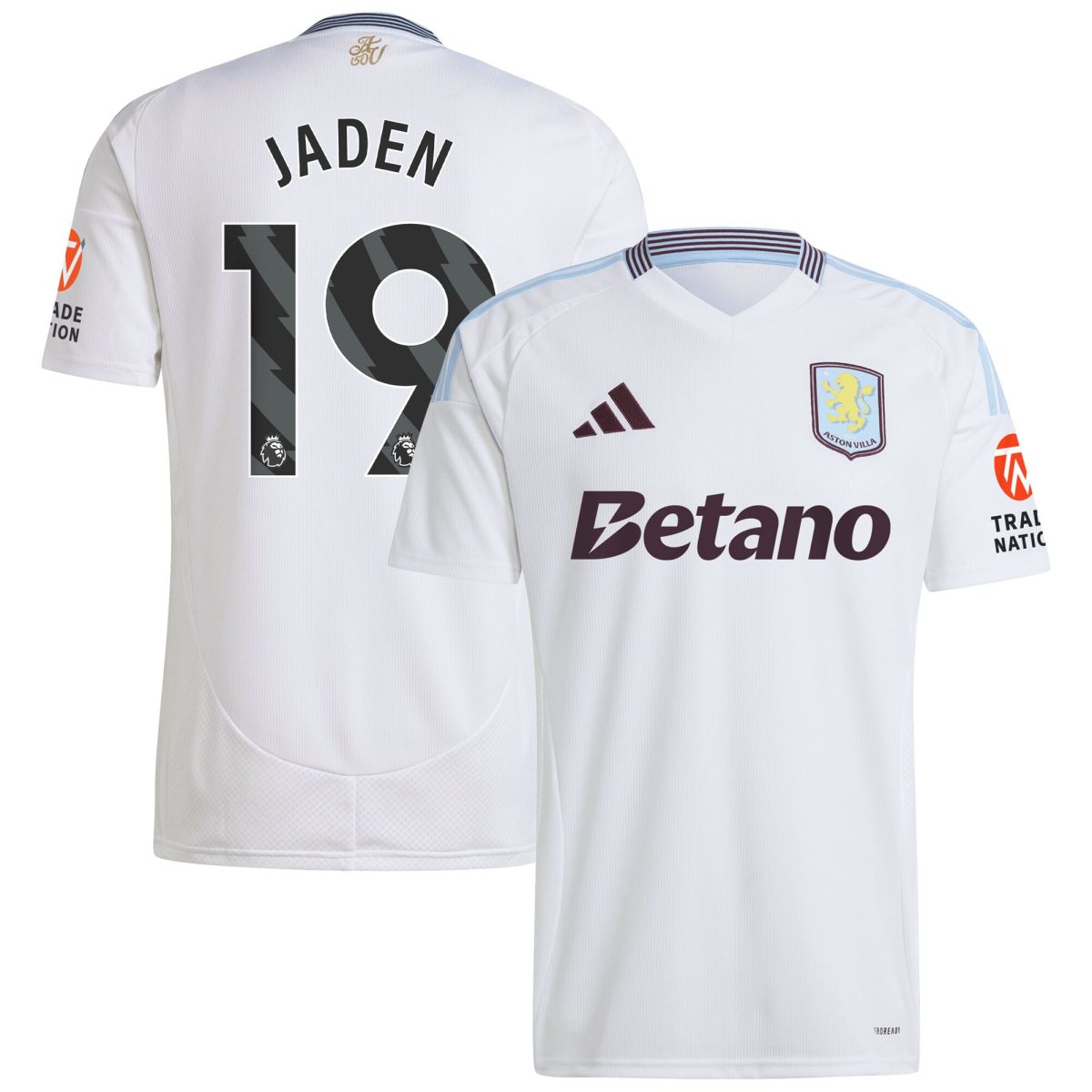 Aston Villa aston villa adidas away shirt 2024-25 with jaden 19 printing Collection | AVFC Jerseys & Fan Gear