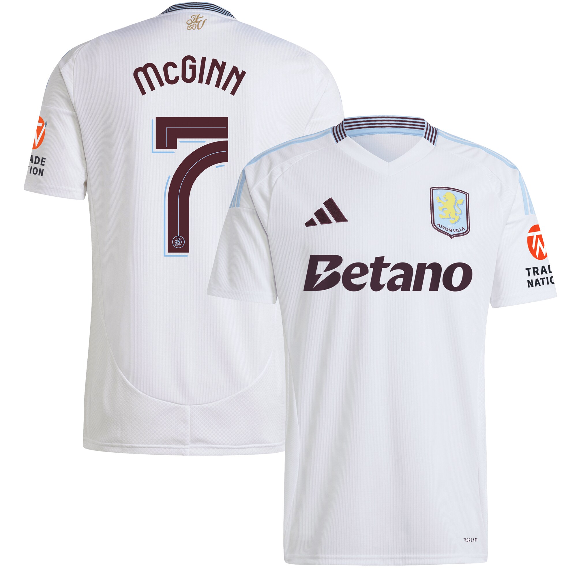 Aston Villa aston villa adidas away shirt 2024-25 with mcginn 7 cup printing Collection | AVFC Jerseys & Fan Gear