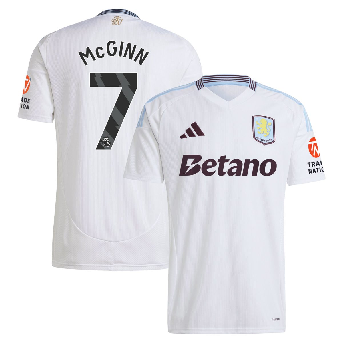 Aston Villa aston villa adidas away shirt 2024-25 with mcginn 7 printing Collection | AVFC Jerseys & Fan Gear