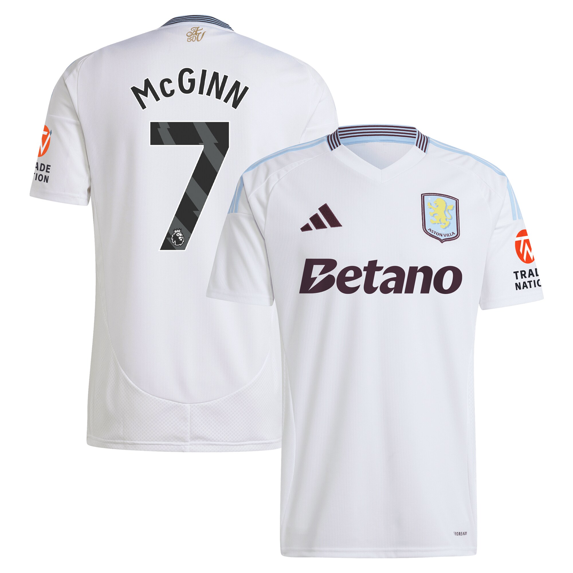 Aston Villa aston villa adidas away shirt 2024-25 with mcginn 7 printing Collection | AVFC Jerseys & Fan Gear