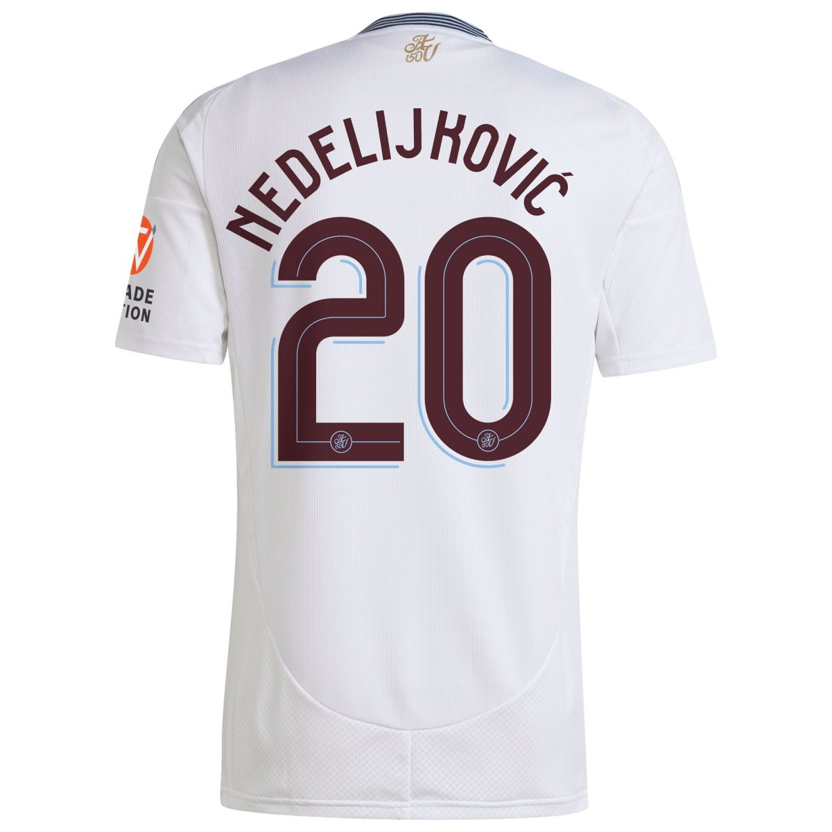 Aston Villa aston villa adidas away shirt 2024-25 with nedeljković 20 cup printing Collection | AVFC Jerseys & Fan Gear