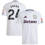 Aston Villa aston villa adidas away shirt 2024-25 with onana 24 printing Collection | AVFC Jerseys & Fan Gear