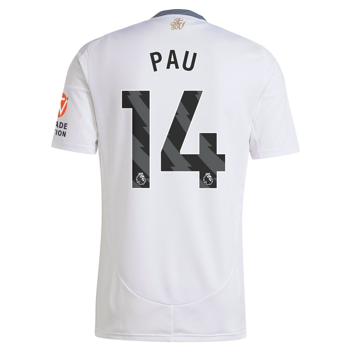 Aston Villa aston villa adidas away shirt 2024-25 with pau 14 printing Collection | AVFC Jerseys & Fan Gear