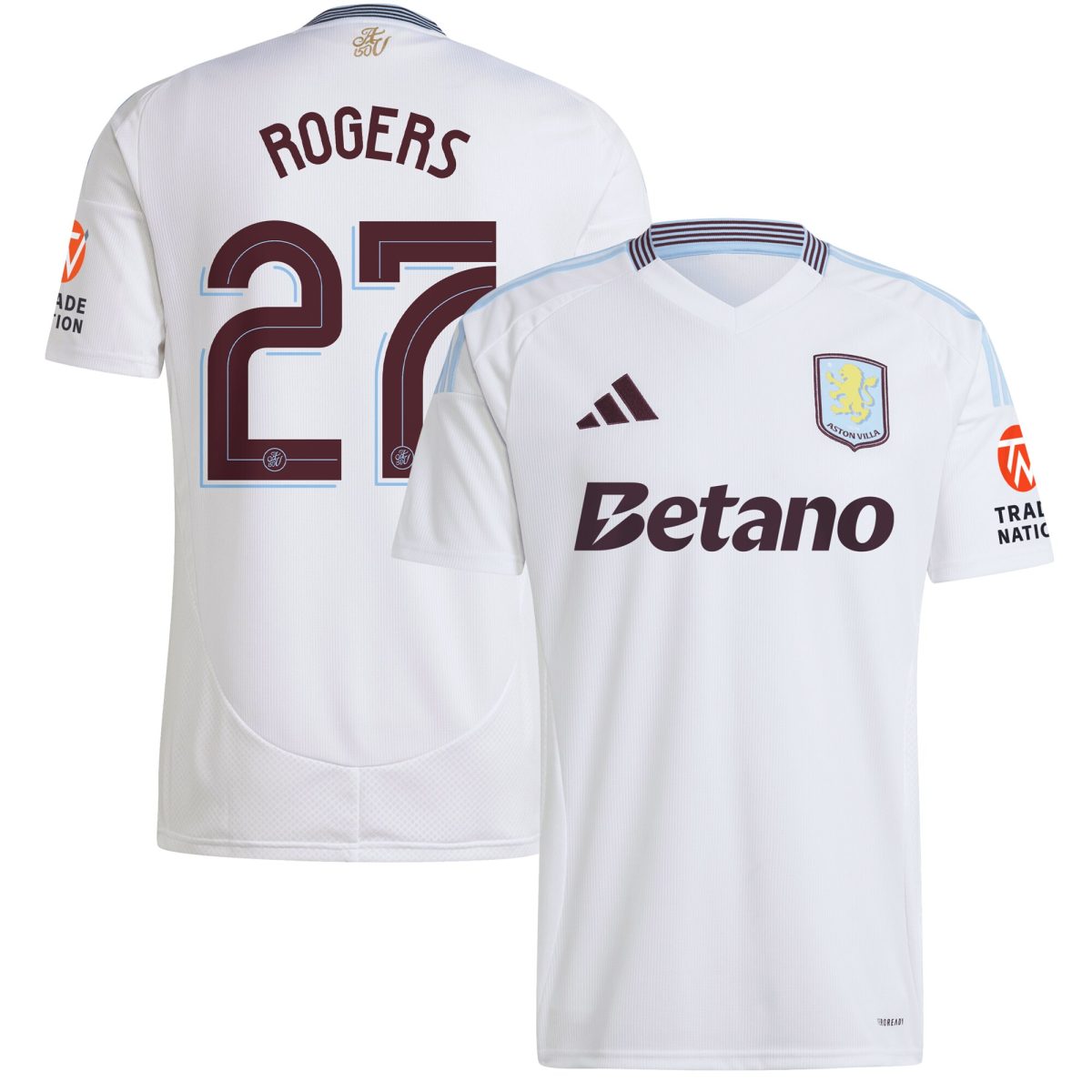 Aston Villa aston villa adidas away shirt 2024-25 with rogers 27 cup printing Collection | AVFC Jerseys & Fan Gear
