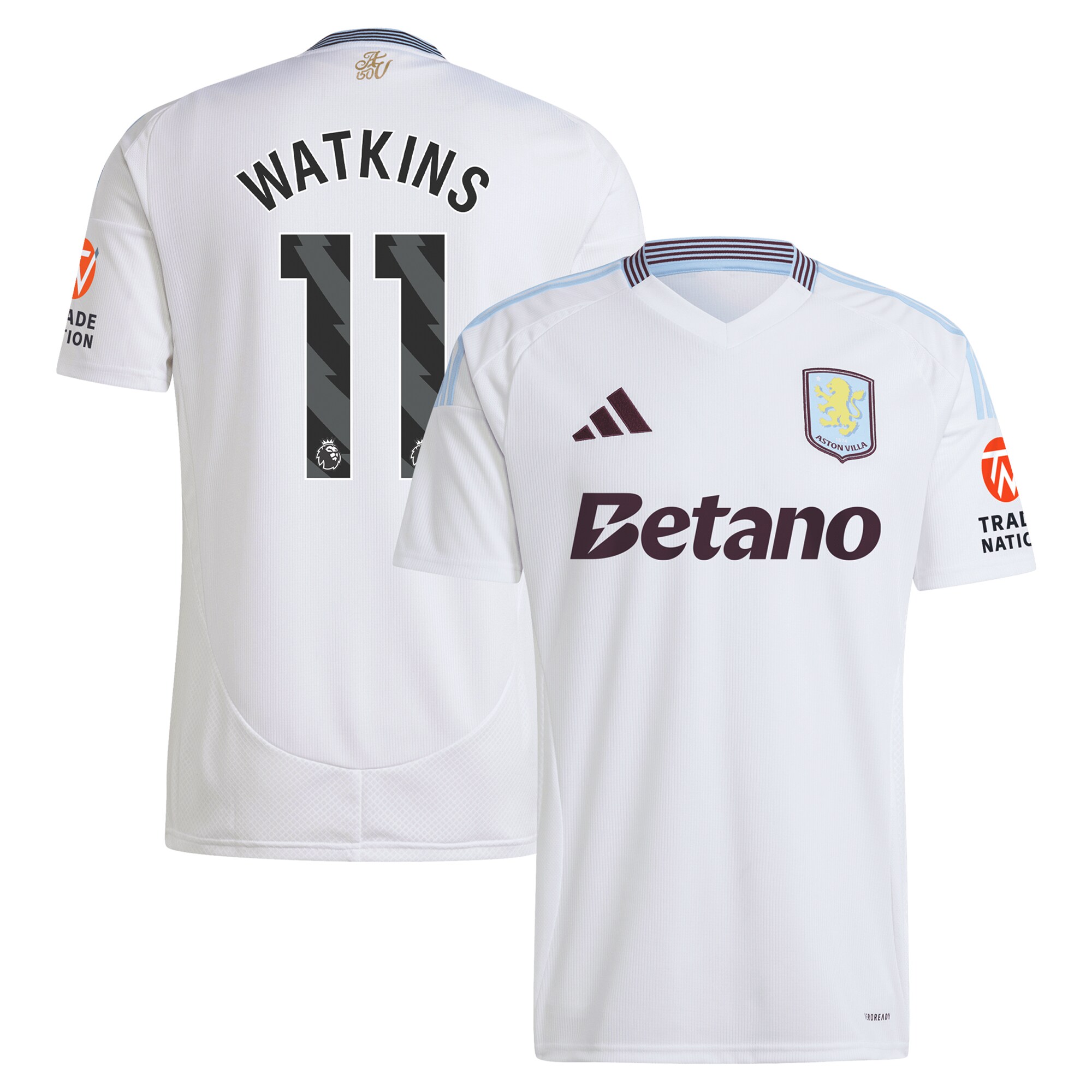 Aston Villa aston villa adidas away shirt 2024-25 with watkins 11 printing Collection | AVFC Jerseys & Fan Gear