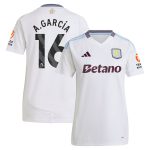 Aston Villa aston villa adidas away shirt 2024-25 – womens with a.garcía 16 printing Collection | AVFC Jerseys & Fan Gear