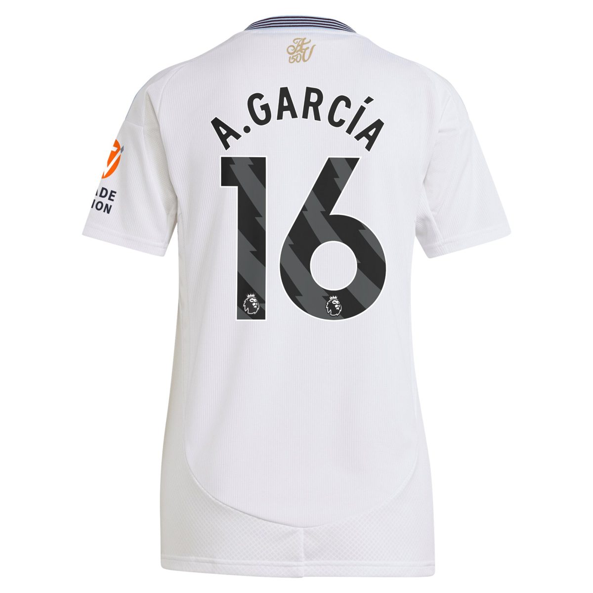 Aston Villa aston villa adidas away shirt 2024-25 – womens with a.garcía 16 printing Collection | AVFC Jerseys & Fan Gear