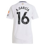 Aston Villa aston villa adidas away shirt 2024-25 – womens with a.garcía 16 printing Collection | AVFC Jerseys & Fan Gear