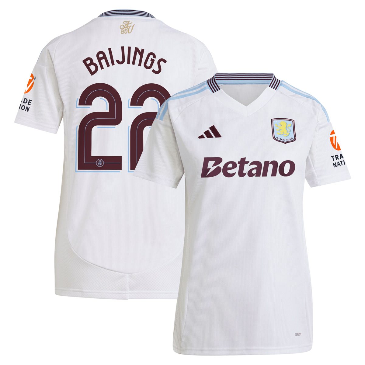Aston Villa aston villa adidas away shirt 2024-25 – womens with baijings 22 cup printing Collection | AVFC Jerseys & Fan Gear