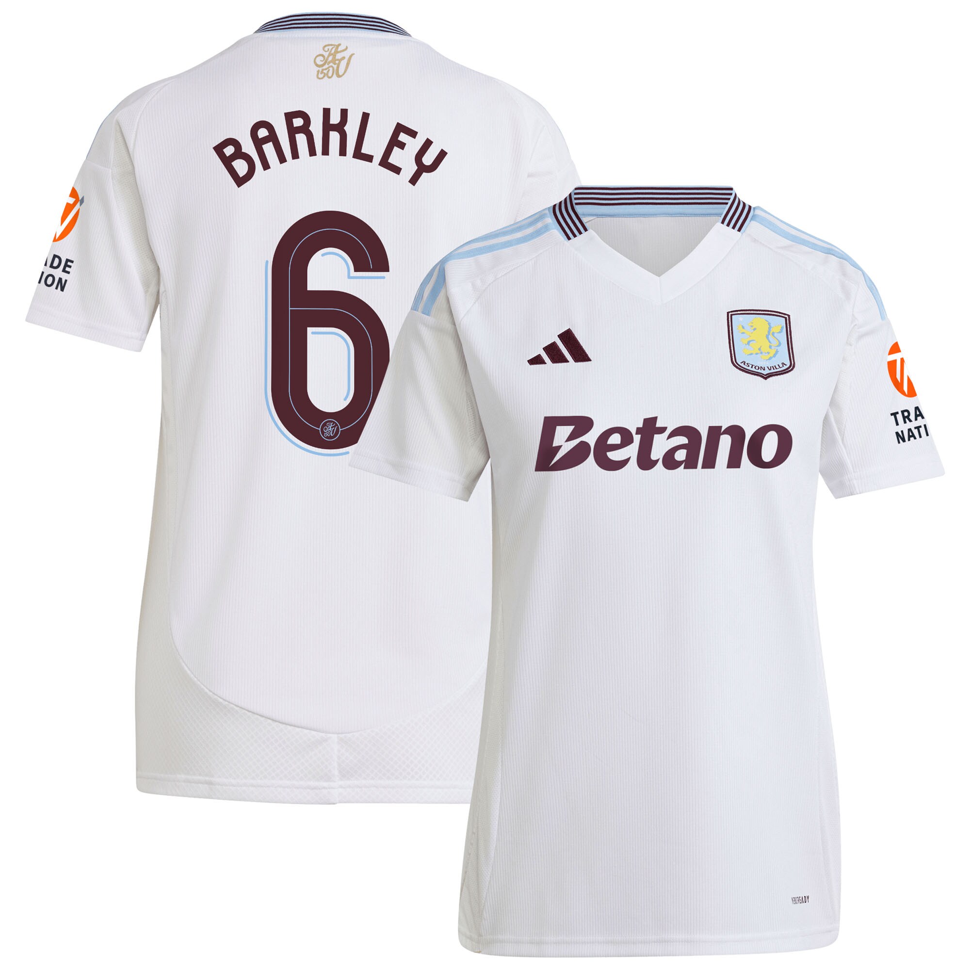 Aston Villa aston villa adidas away shirt 2024-25 – womens with barkley 6 cup printing Collection | AVFC Jerseys & Fan Gear