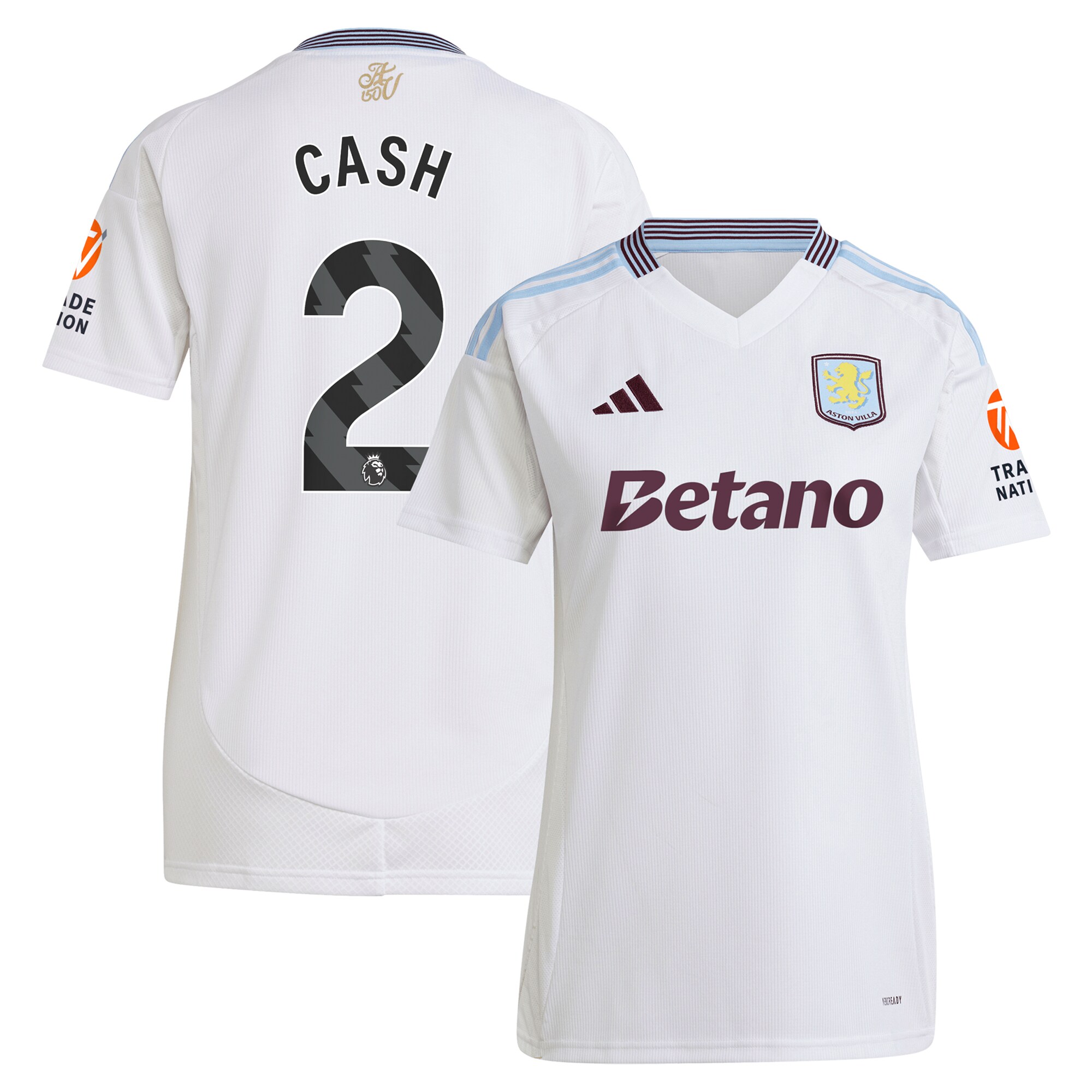 Aston Villa aston villa adidas away shirt 2024-25 – womens with cash 2 printing Collection | AVFC Jerseys & Fan Gear