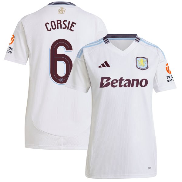 Aston Villa aston villa adidas away shirt 2024-25 – womens with corsie 6 cup printing Collection | AVFC Jerseys & Fan Gear