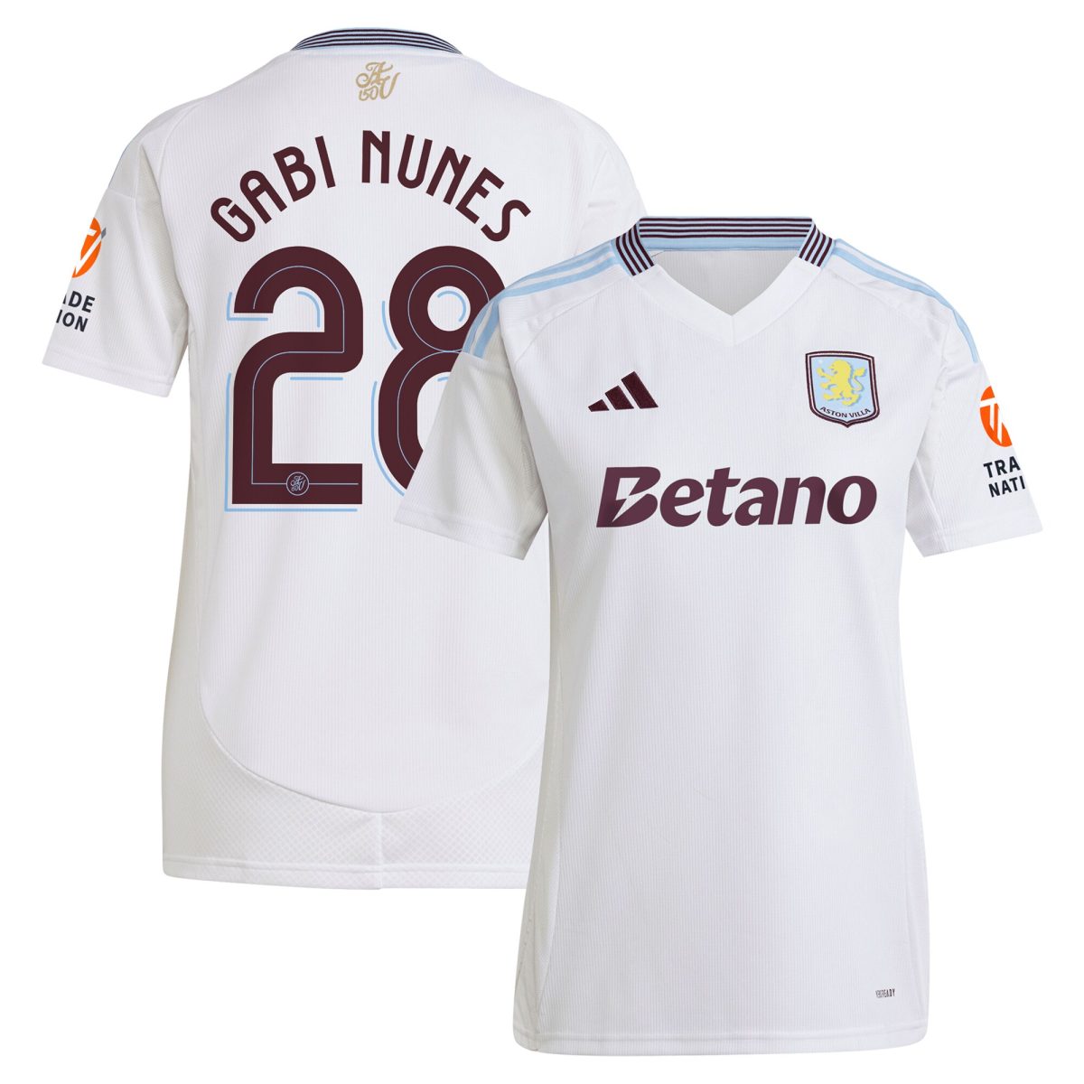 Aston Villa aston villa adidas away shirt 2024-25 – womens with gabi nunes 28 cup printing Collection | AVFC Jerseys & Fan Gear