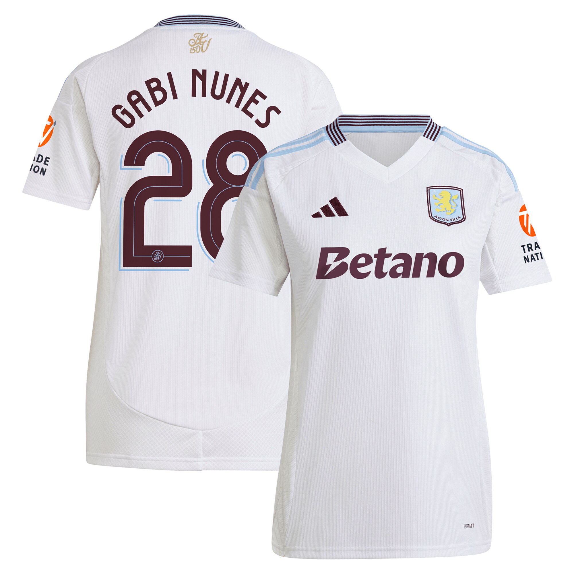 Aston Villa aston villa adidas away shirt 2024-25 – womens with gabi nunes 28 cup printing Collection | AVFC Jerseys & Fan Gear