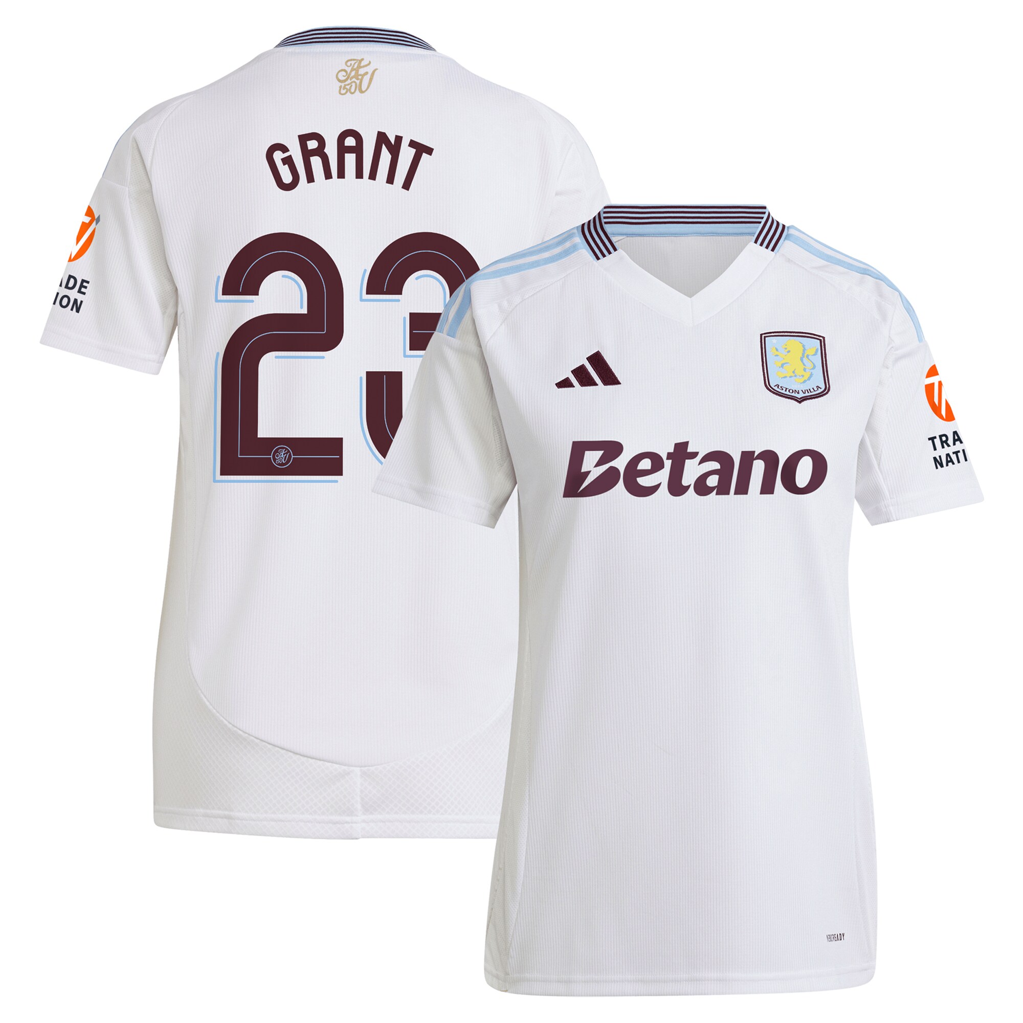 Aston Villa aston villa adidas away shirt 2024-25 – womens with grant 23 cup printing Collection | AVFC Jerseys & Fan Gear