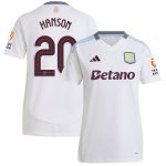 Aston Villa aston villa adidas away shirt 2024-25 – womens with hanson 20 cup printing Collection | AVFC Jerseys & Fan Gear