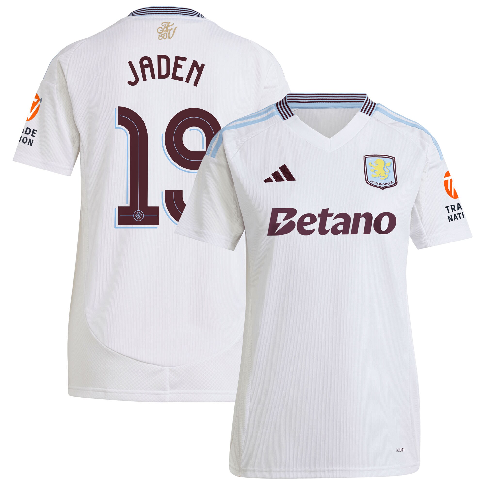 Aston Villa aston villa adidas away shirt 2024-25 – womens with jaden 19 cup printing Collection | AVFC Jerseys & Fan Gear
