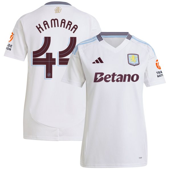 Aston Villa aston villa adidas away shirt 2024-25 – womens with kamara 44 cup printing Collection | AVFC Jerseys & Fan Gear