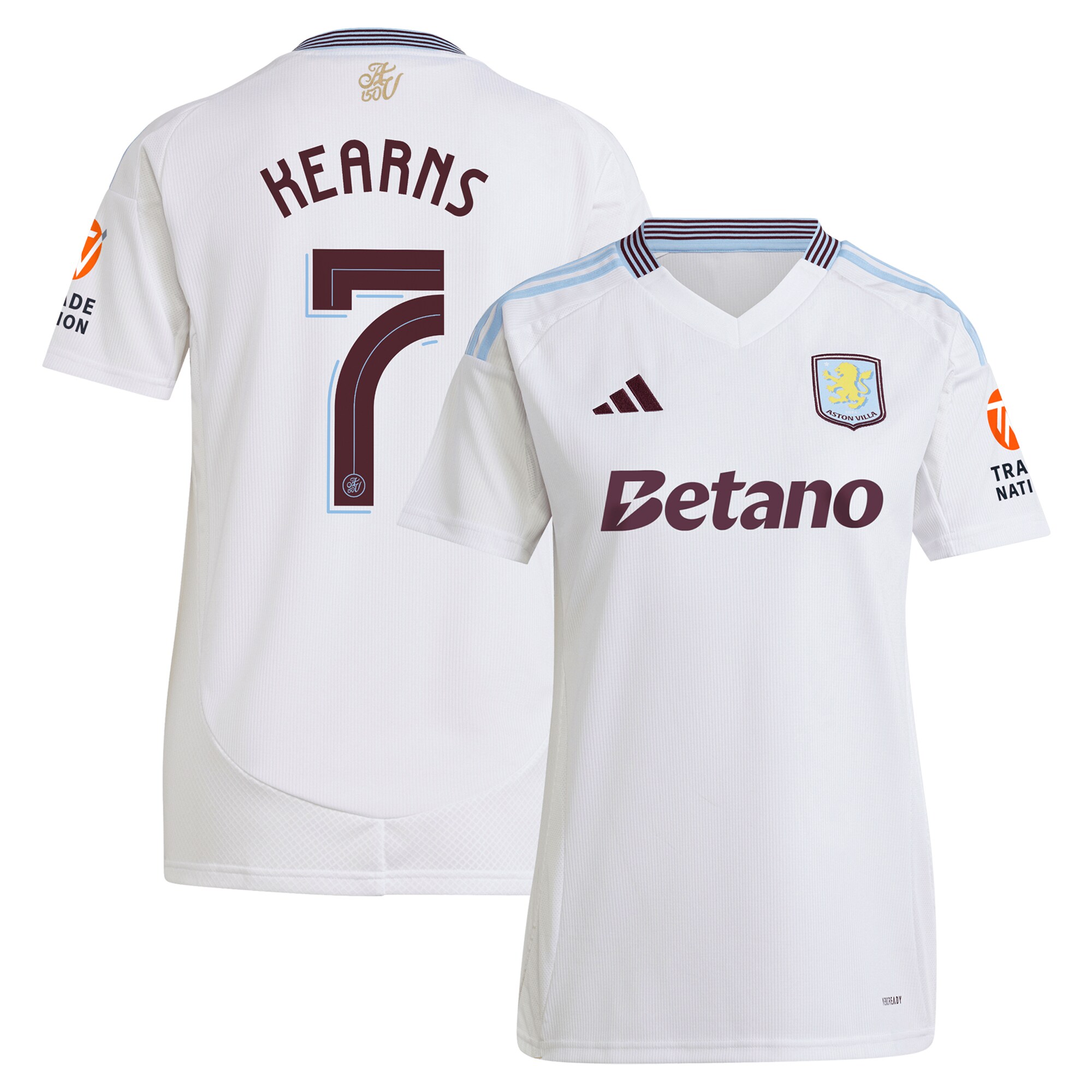 Aston Villa aston villa adidas away shirt 2024-25 – womens with kearns 7 cup printing Collection | AVFC Jerseys & Fan Gear