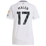 Aston Villa aston villa adidas away shirt 2024-25 – womens with malen 17 printing Collection | AVFC Jerseys & Fan Gear
