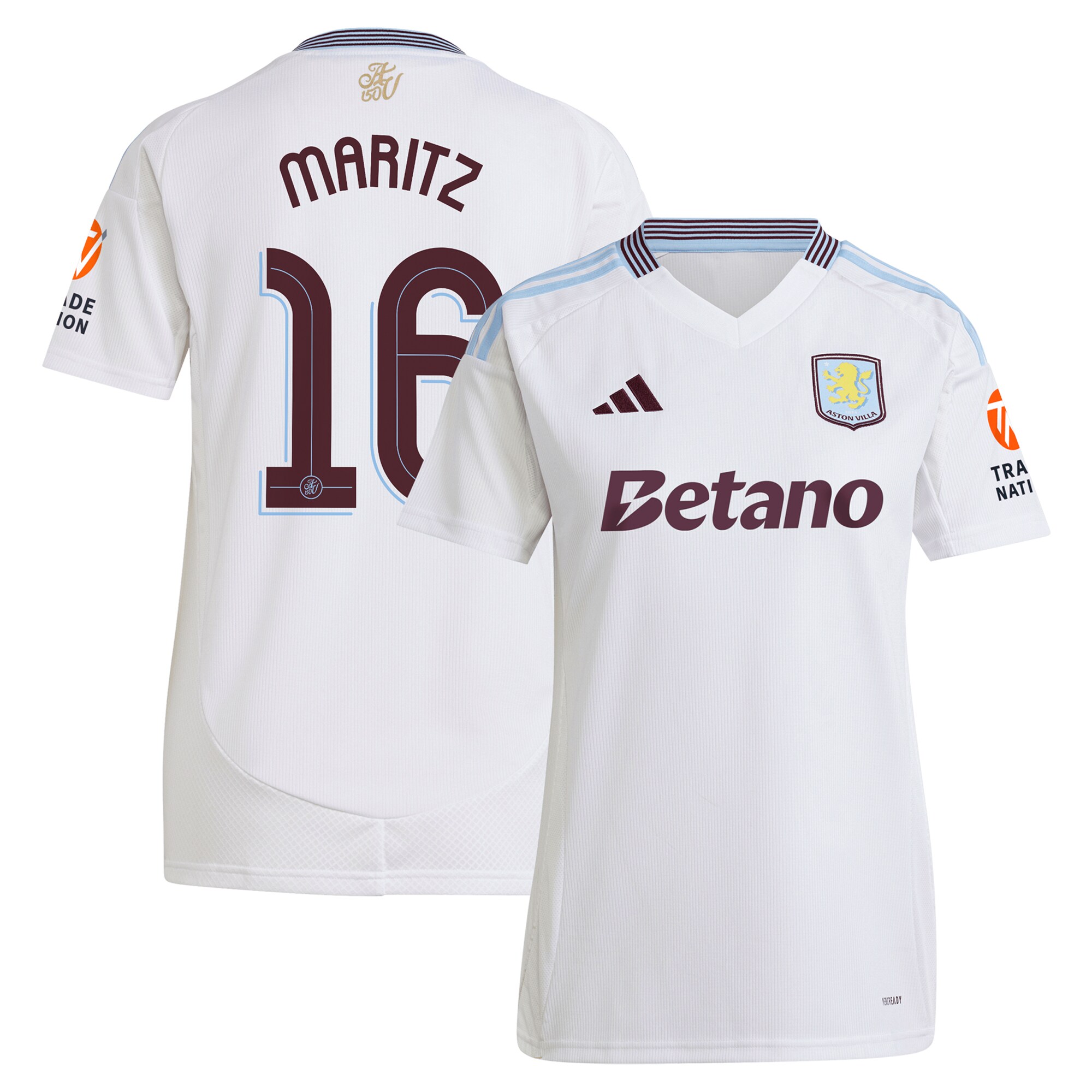 Aston Villa aston villa adidas away shirt 2024-25 – womens with maritz 16 cup printing Collection | AVFC Jerseys & Fan Gear