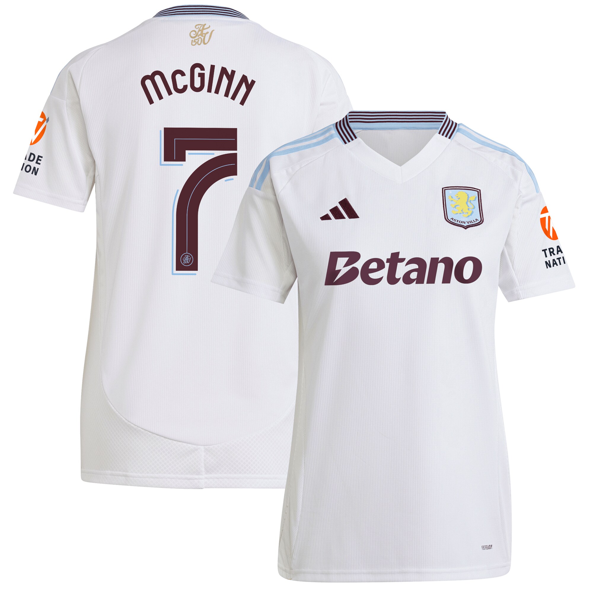 Aston Villa aston villa adidas away shirt 2024-25 – womens with mcginn 7 cup printing Collection | AVFC Jerseys & Fan Gear
